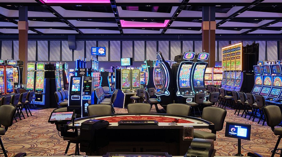 Pickering Casino Resort gaming floor with slots and table games